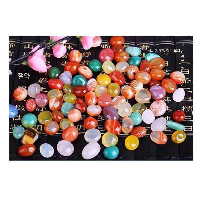 스톤 조약돌 자갈 수조 화분 분갈이 원예용 어항 수경재배 0.5-0.8cm 0.5 kg 이미지 6
