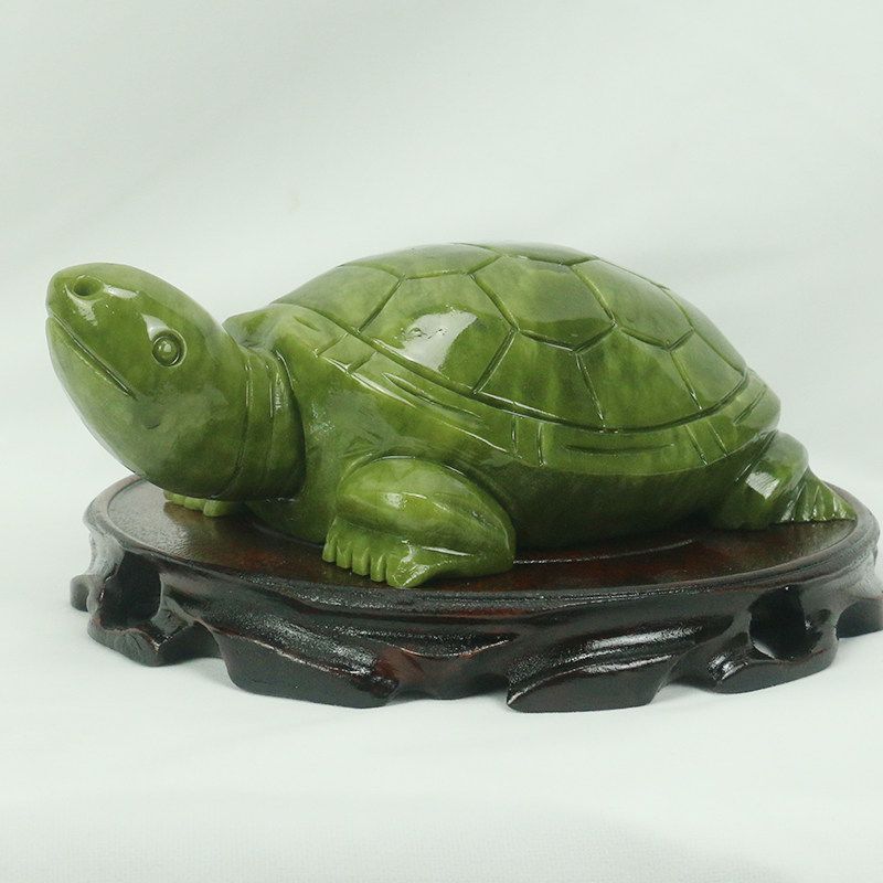 옥돌 개업선물 장수거북 옥장식 장식품 선물 8cm - 상세 이미지 3