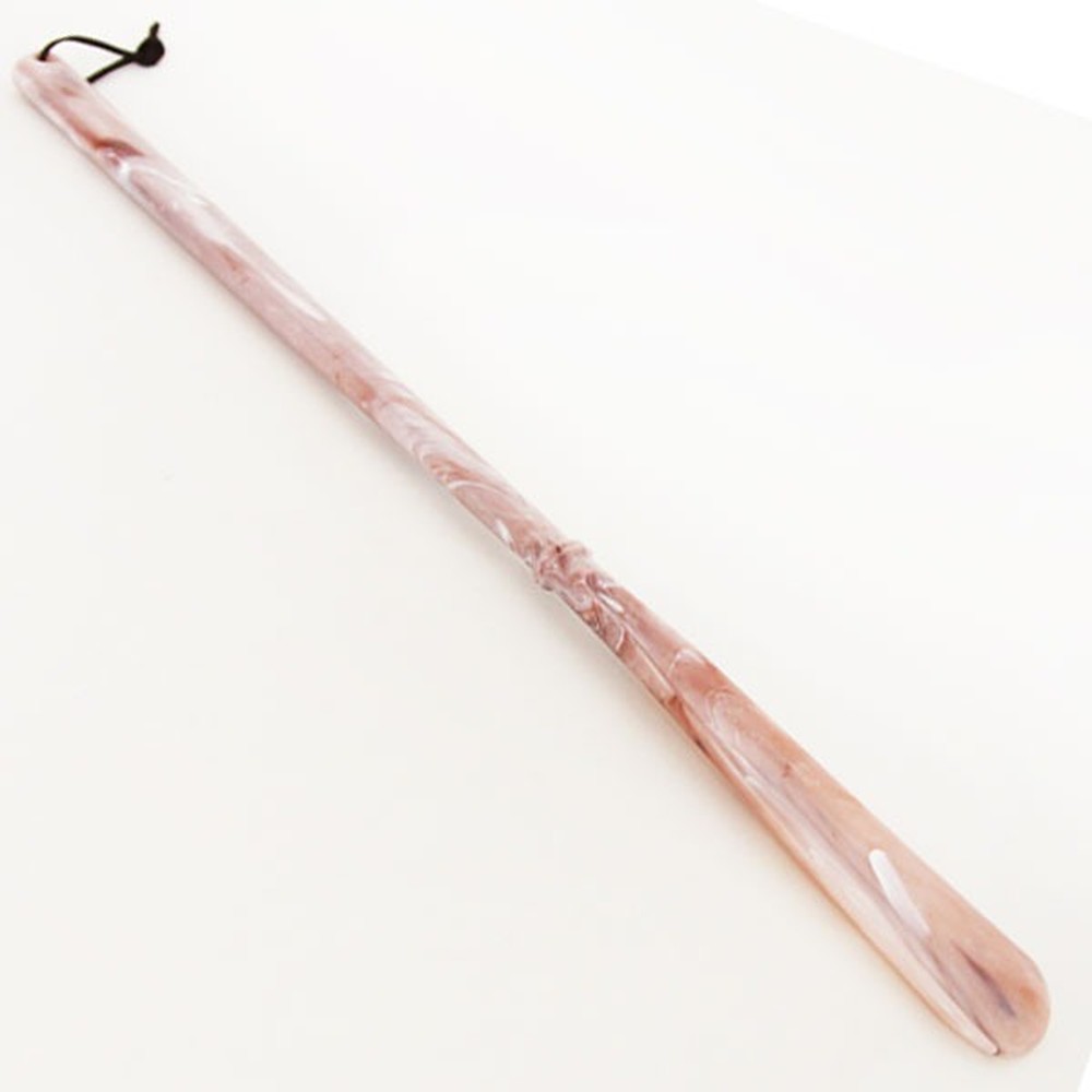 사무드현관정리신발주걱 긴손잡이구두헤라 마블디자인신발착용구두주걱 51cm - 상품 이미지