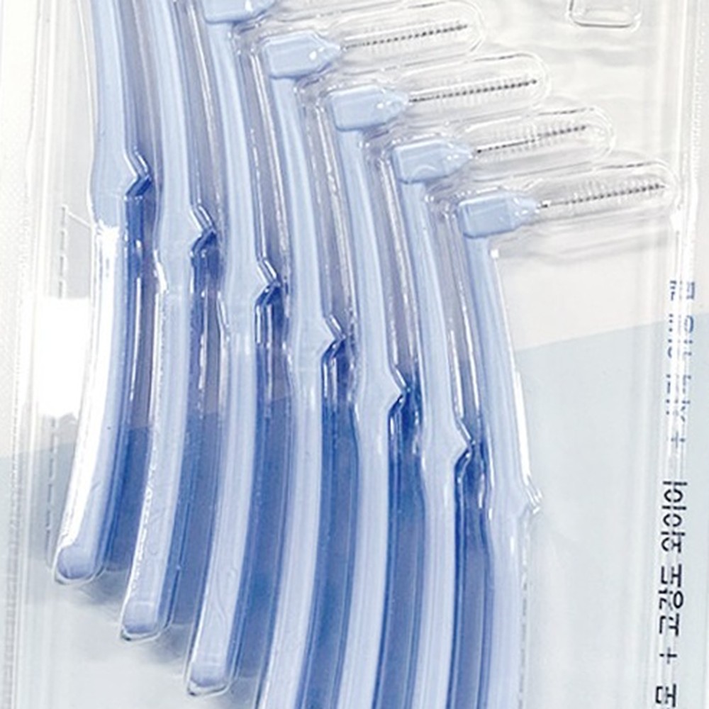 치실대용잇몸관리치간브러쉬 치아청소치간칫솔 SS사이즈치아사이칫솔 7P - 상품 이미지