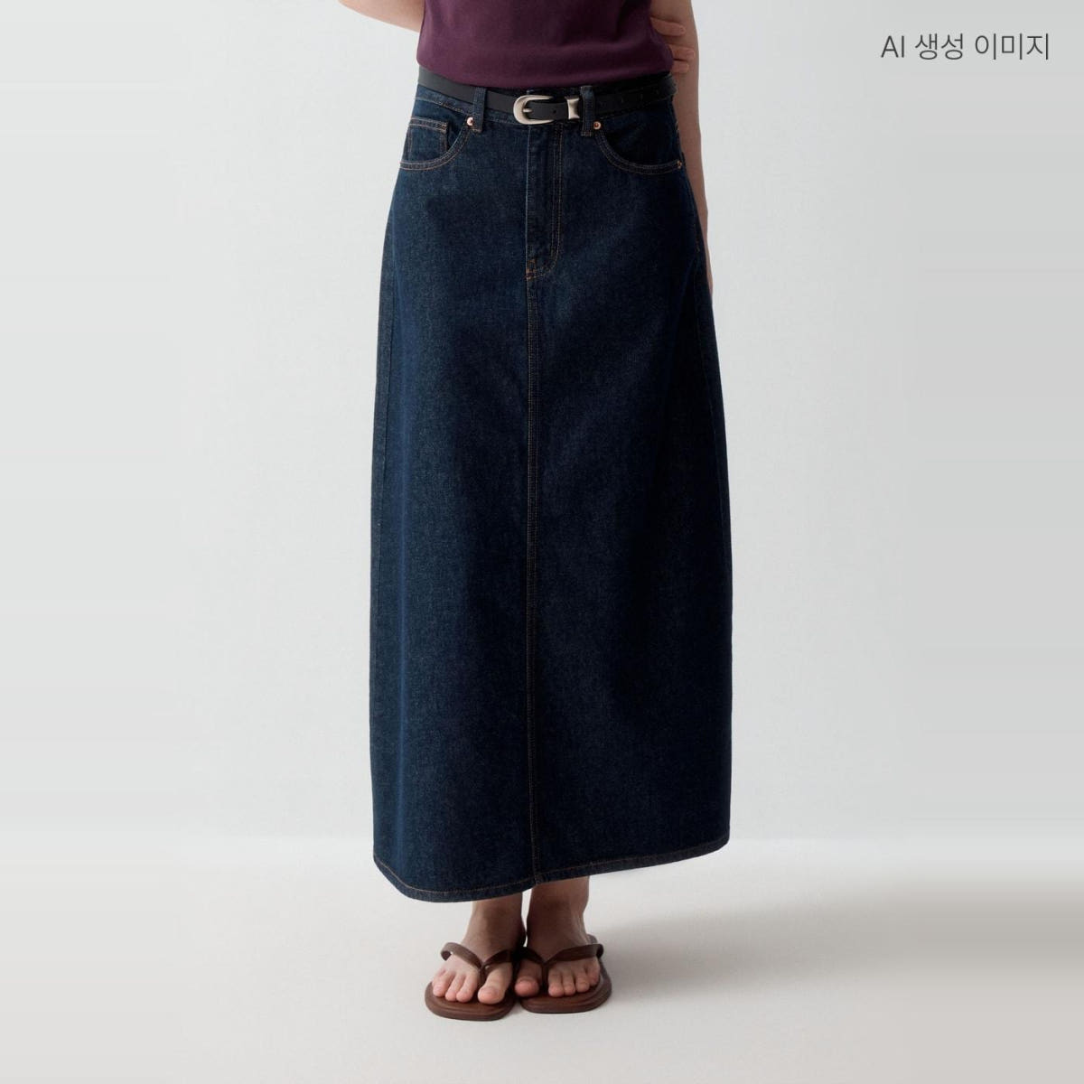 스파오 데님 맥시 스커트 SPWJG49G01 가격 비교 스파오 스토어 스파오 데님 맥시 스커트 SPWJG49G01