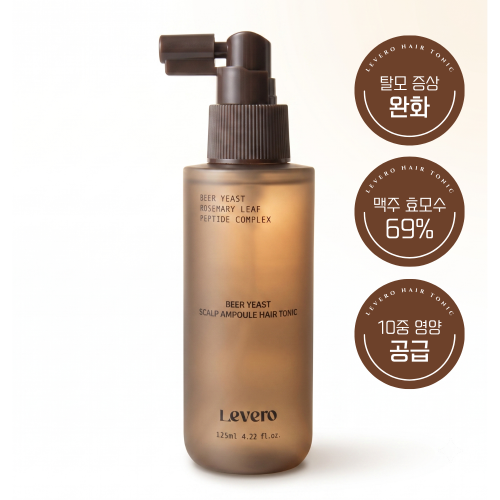 르베로 탈모증상완화 맥주효모 두피앰플 헤어토닉 125ml - 상품 이미지