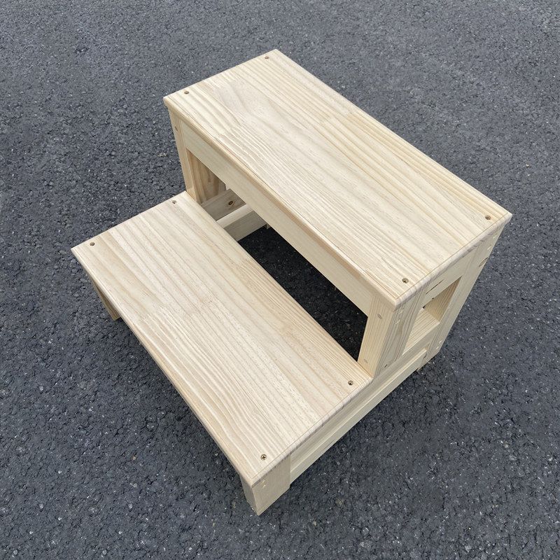 욕실 발판 보조계단 변기 밟기 화장실 우드 플랫폼 풋스툴 40x44x50cm 이미지 7
