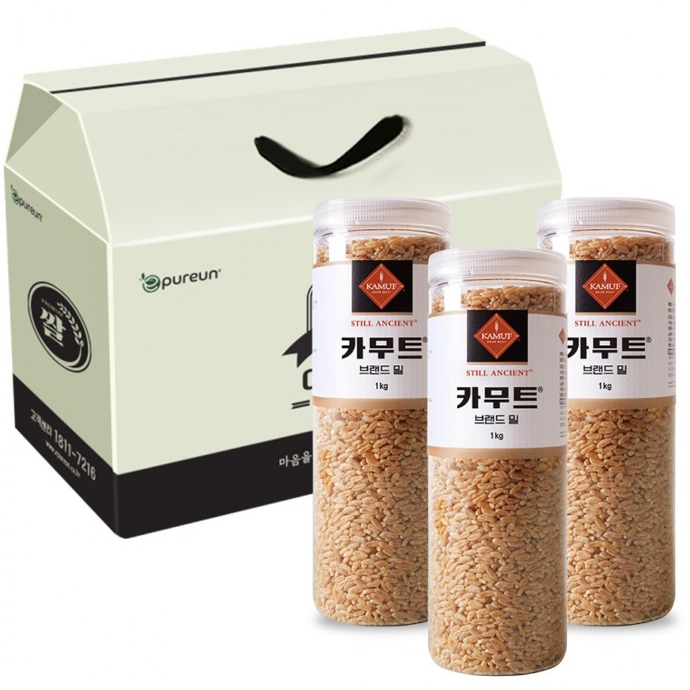 카무트 브랜드밀 1kg 3개 고대곡물 선물세트 - 상품 이미지