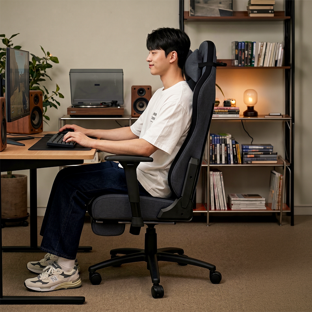 에이픽스 메카닉체어 발받침 컴퓨터 게이밍의자 상품 이미지