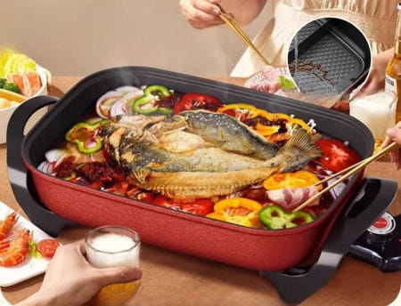 가정용 전기냄비 전기쿠커 다용도 멀티쿠커 다기능 찜기 온도조절 요리 전기조리기