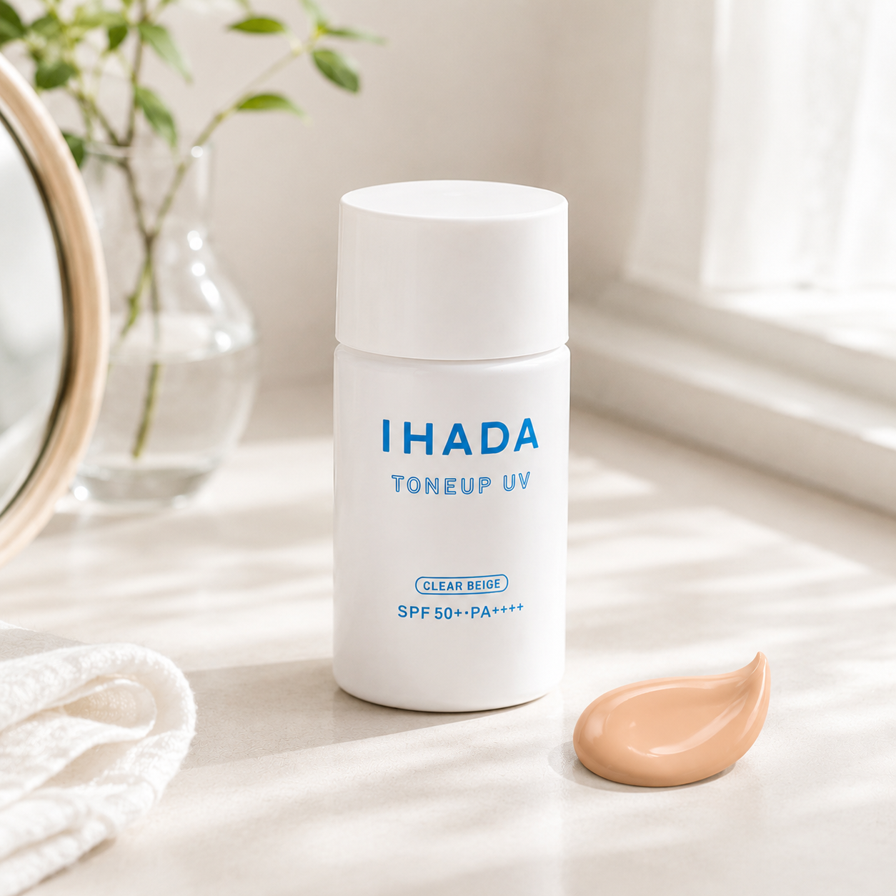 일본 이하다 프로텍트 톤업 UV 밀크 클리어베이지 SPF 50+ PA++++ 30ml - 상품 이미지