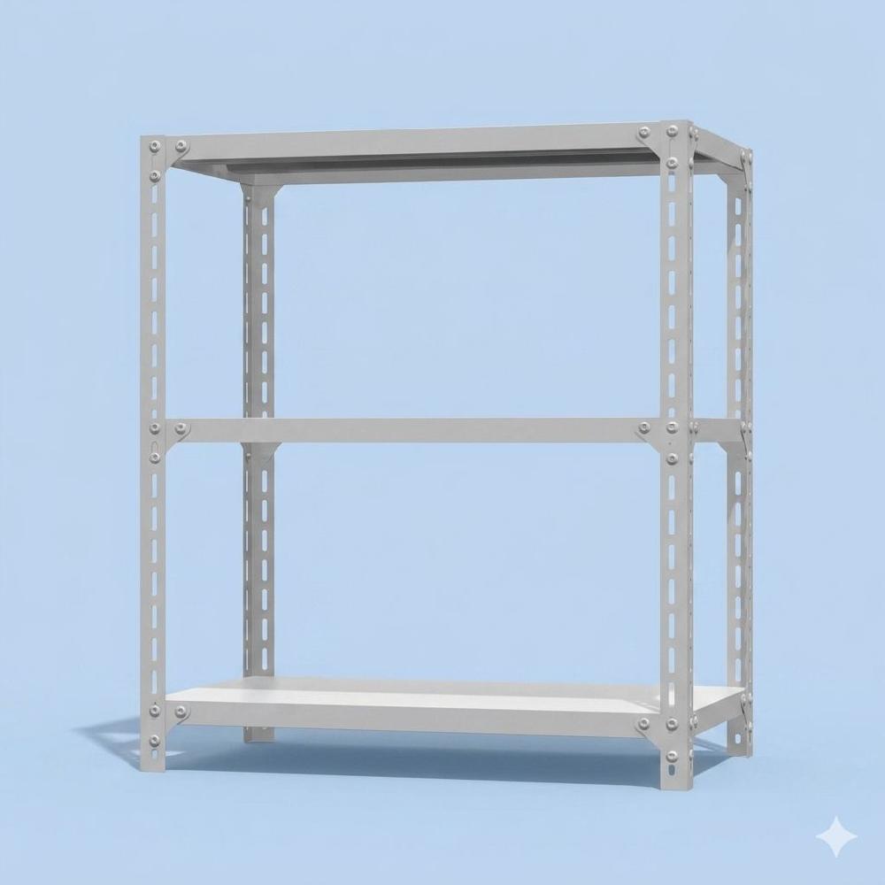 가정용 철제랙 적재다이 거치대 선반 이동 철제선반 창고 1m 3단 길이 60cm 폭 40cm - 상품 이미지