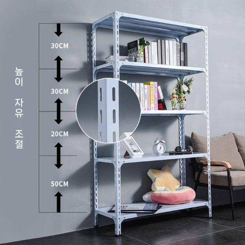 가정용 철제랙 적재다이 거치대 선반 이동 철제선반 창고 1m 3단 길이 60cm 폭 40cm - 상세 이미지 5
