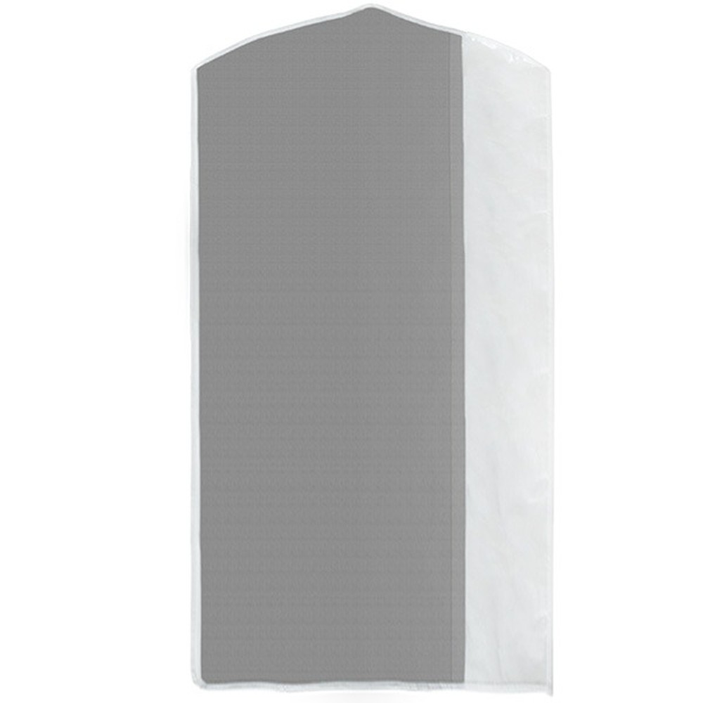 지퍼식옷장정리코트커버 부직포먼지방지의류커버 투명창습기차단 60x90cm - 상품 이미지
