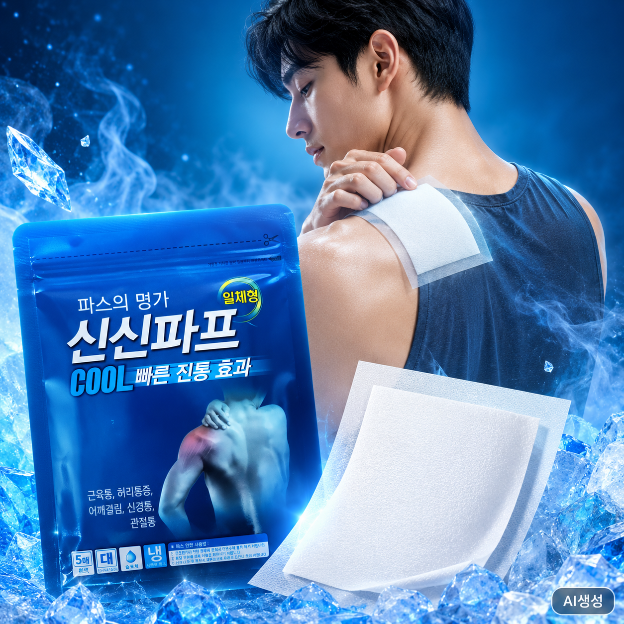 신신파스 쿨 신신파프 붙이는파스 - 상품 이미지