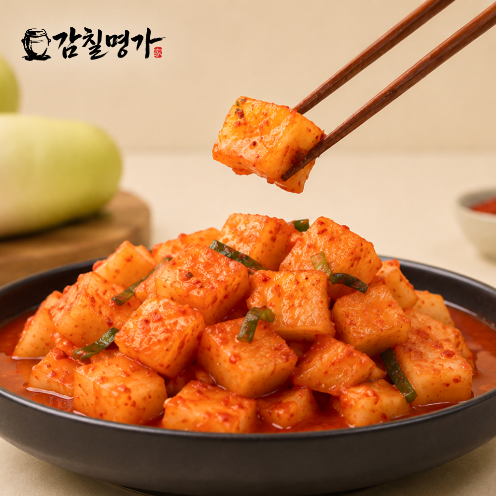 감칠명가 100% 국내산 서울식 아삭하고 시원한 깍두기 1kg~3kg - 상품 이미지