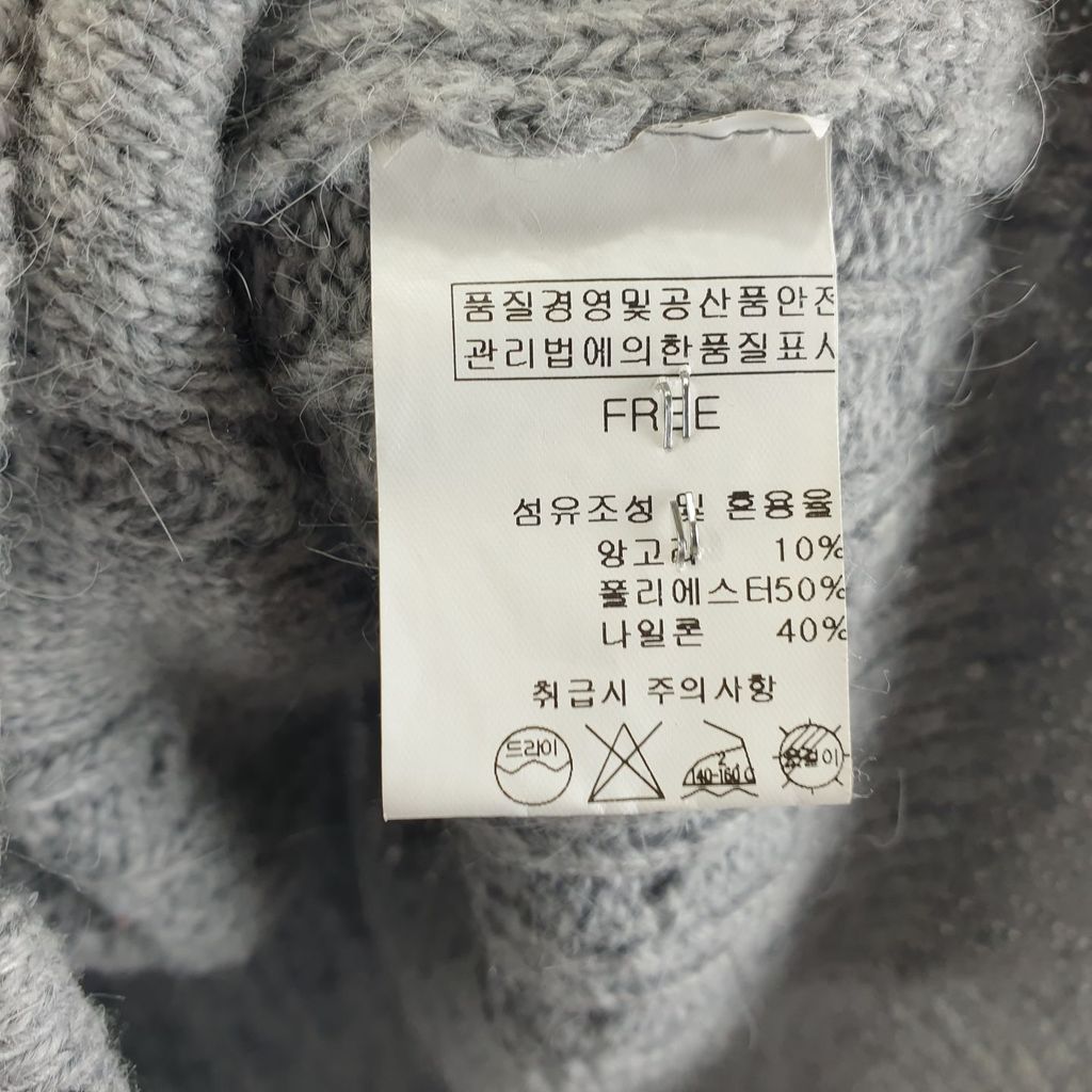 난닝구 그레이 여자 FREE 가디건 O2055 - 상세 이미지 3