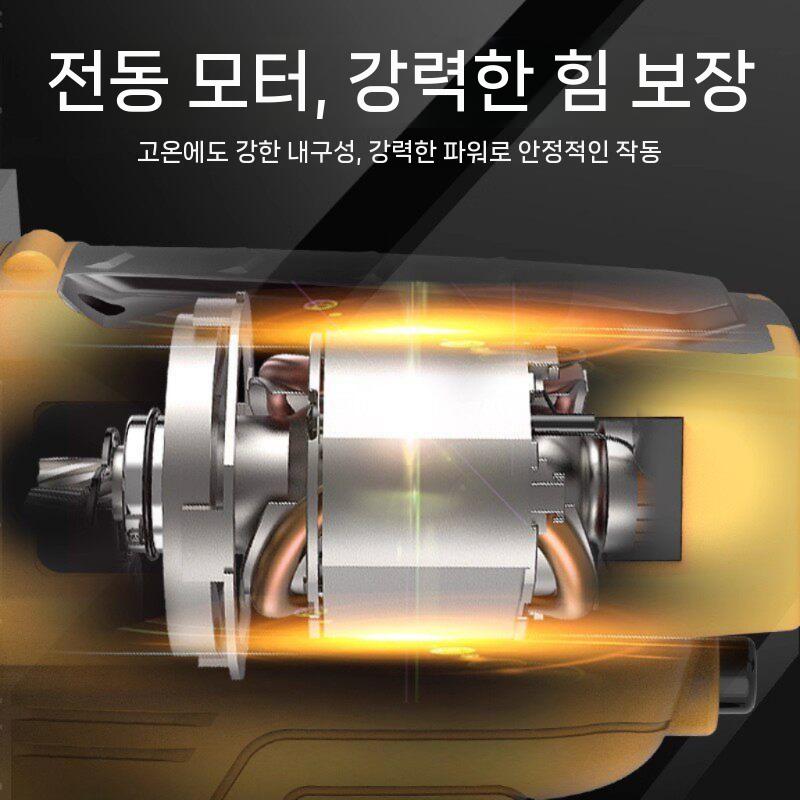 충전식 실리콘건 무선 코킹건 실란트건 자동 속도조절 21V 6000mAh 1개 - 상세 이미지 4