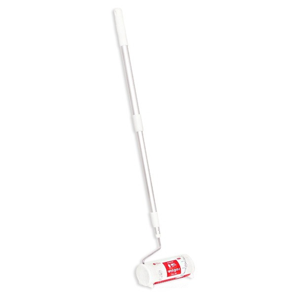 긴손잡이의류관리테이프클리너 강력점착바닥청소먼지제거롤러 교체용침구청소크리너롤 16mm - 상품 이미지