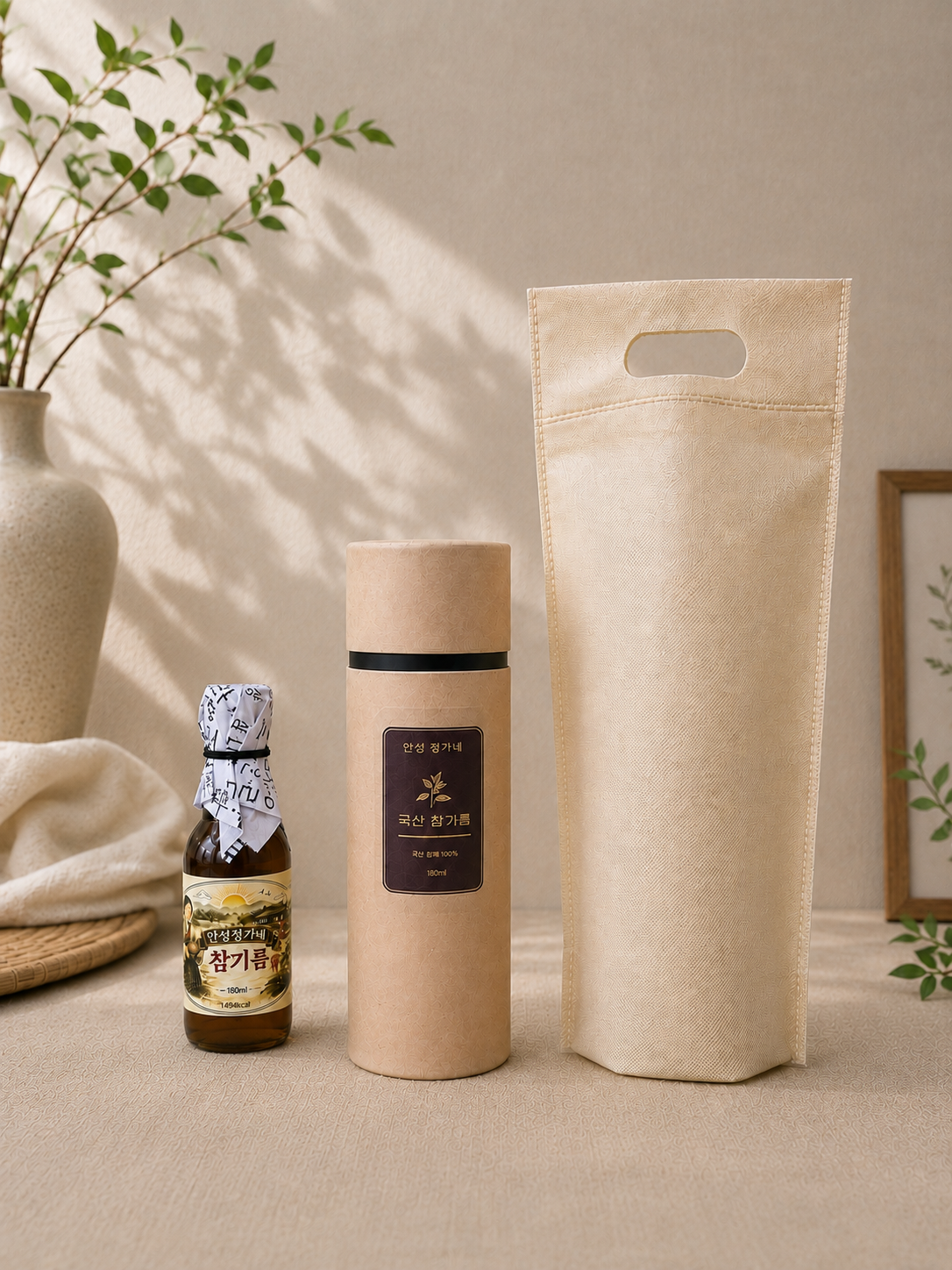 안성정가네 국산 참기름 180ml 저온압착 통참깨 HACCP - 상세 이미지 3
