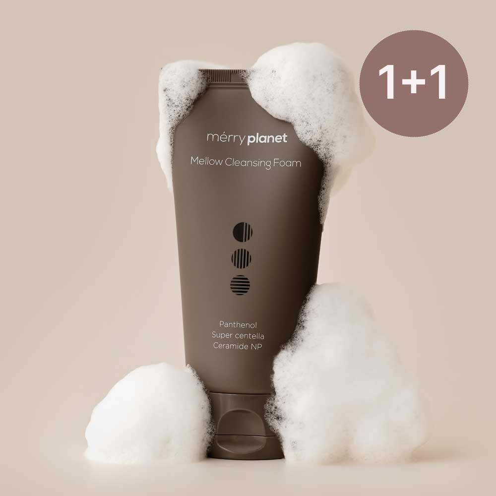 메리플래닛 멜로우 약산성폼클렌징 120ml [판테놀, 슈퍼센텔라, 세라마이드] - 상품 이미지