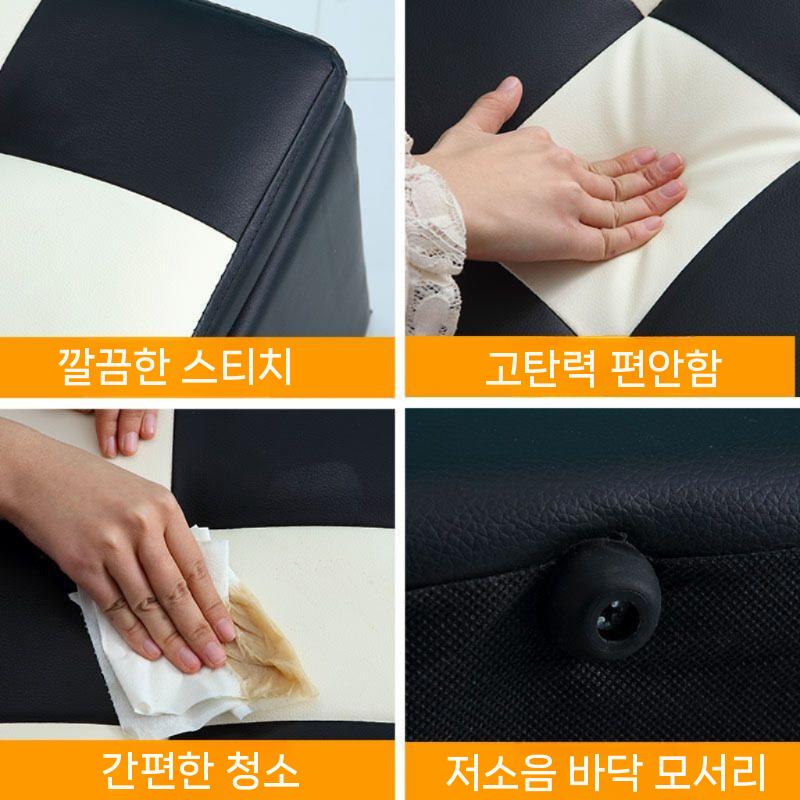 의류 신발 수납스툴 서랍 쇼파 스툴 보조의자 수납 박스 화이트 100x40x40cm 이미지 6