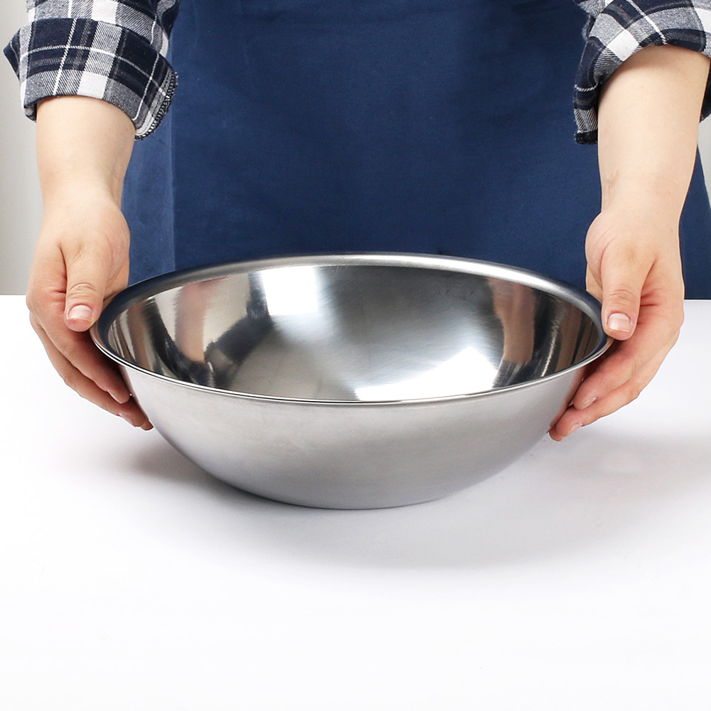 국산 스텐 믹싱볼 스테인리스 베이킹 스텐볼 30cm, 1개 - 상품 이미지