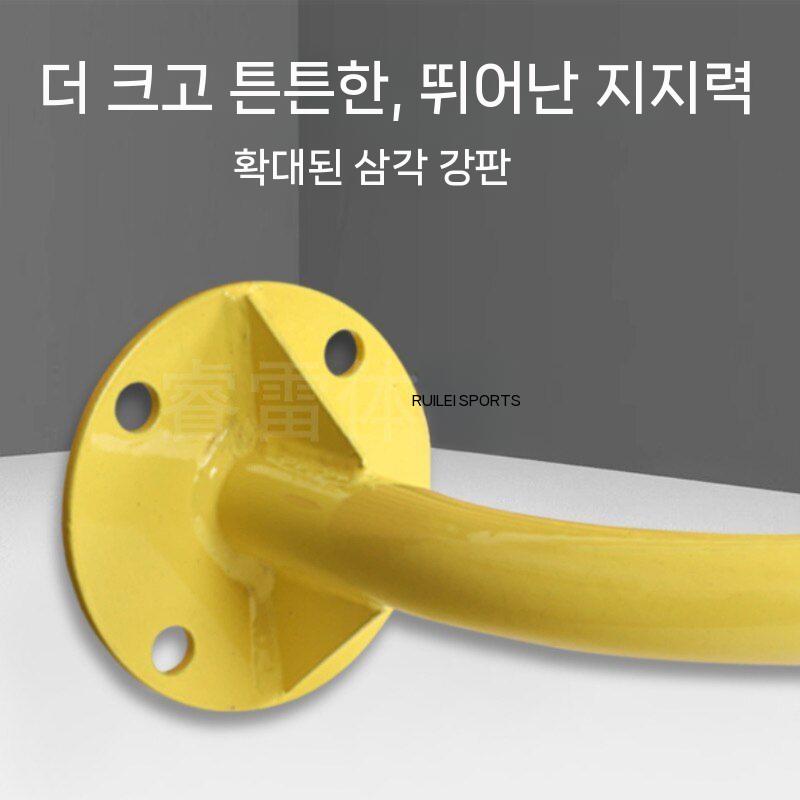 벽걸이 턱걸이 철봉 벽부착 풀업바 가정용 천장 풀업 홈트 70cm 이미지 6