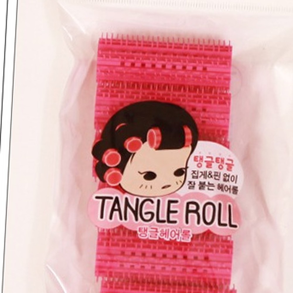 폴리에틸렌볼륨스타일탱글헤어롤 고정력앞머리볼륨구르프 미니사이즈헤어롤 6p - 상품 이미지