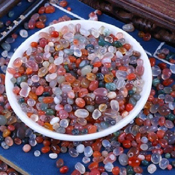 스톤 조약돌 자갈 수조 화분 분갈이 원예용 어항 수경재배 0.5-0.8cm 0.5 kg - 상품 이미지