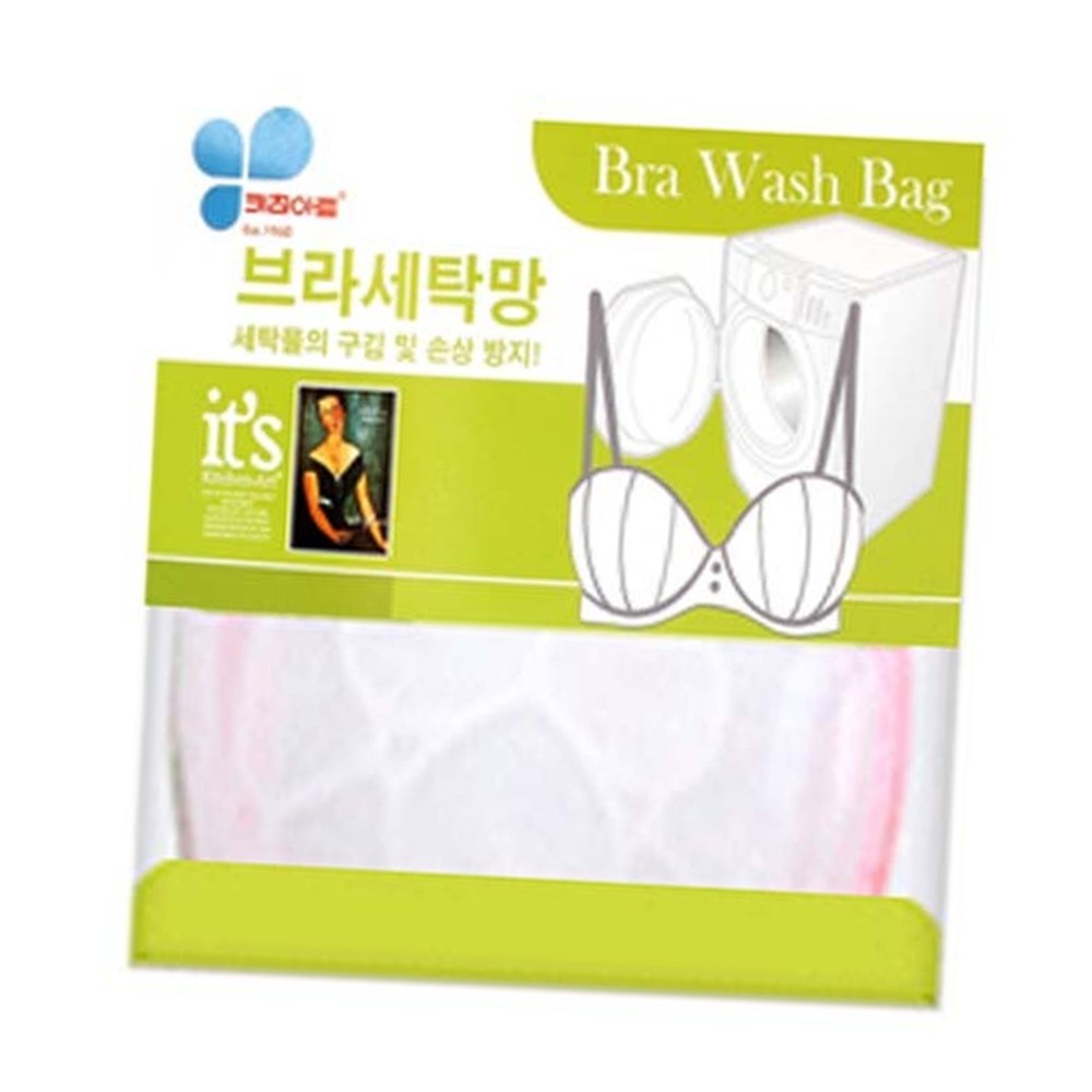 섬세의류형태유지세탁주머니 옷감보호세탁망 빨래망 18cm 14cm - 상품 이미지