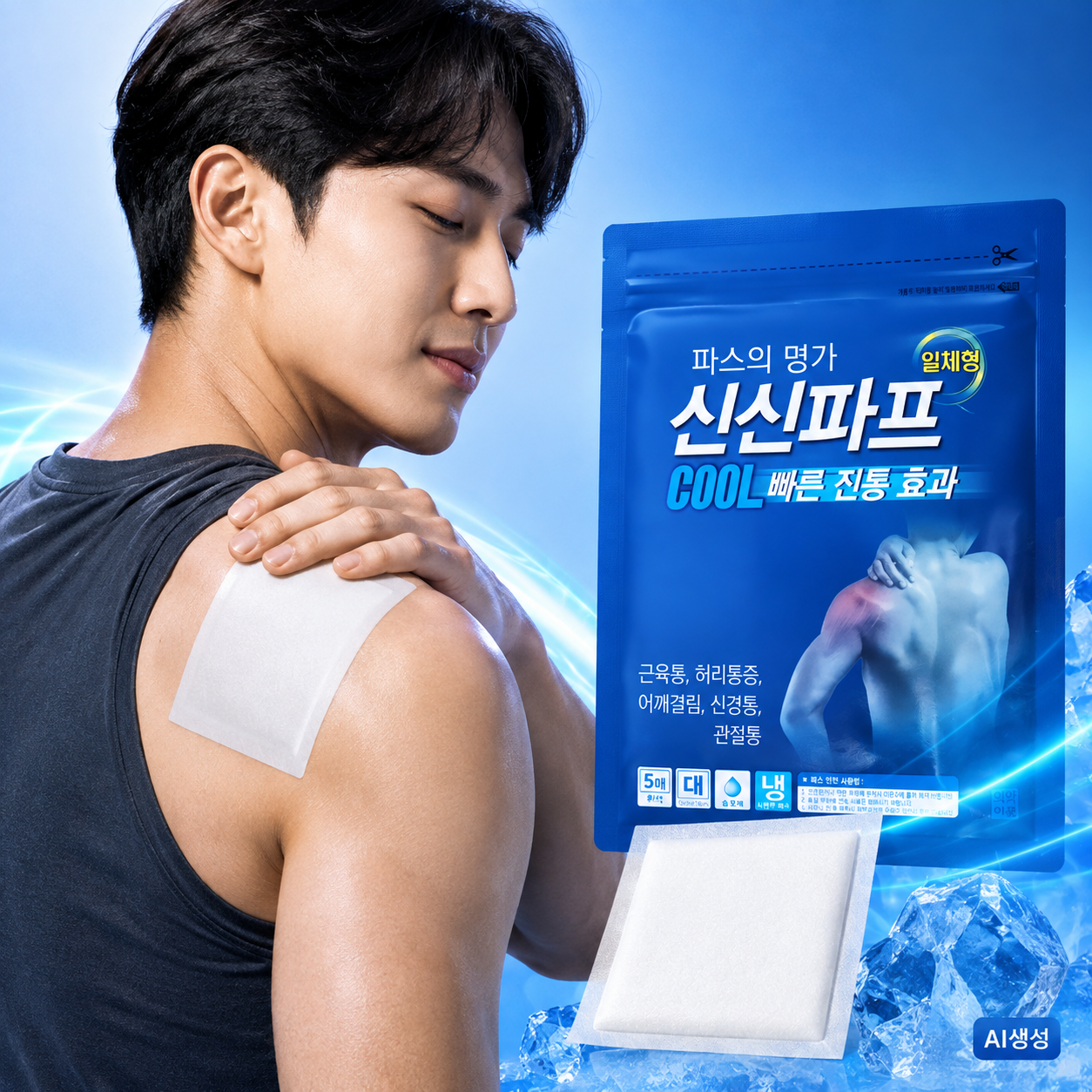 신신파스 쿨 신신파프 붙이는파스 - 상세 이미지 3