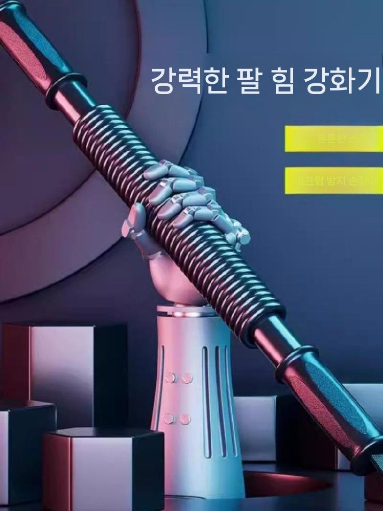 유압 삼두 운동기 근력운동 홈트레이닝 실내 헬스기구 60kg - 상세 이미지 5