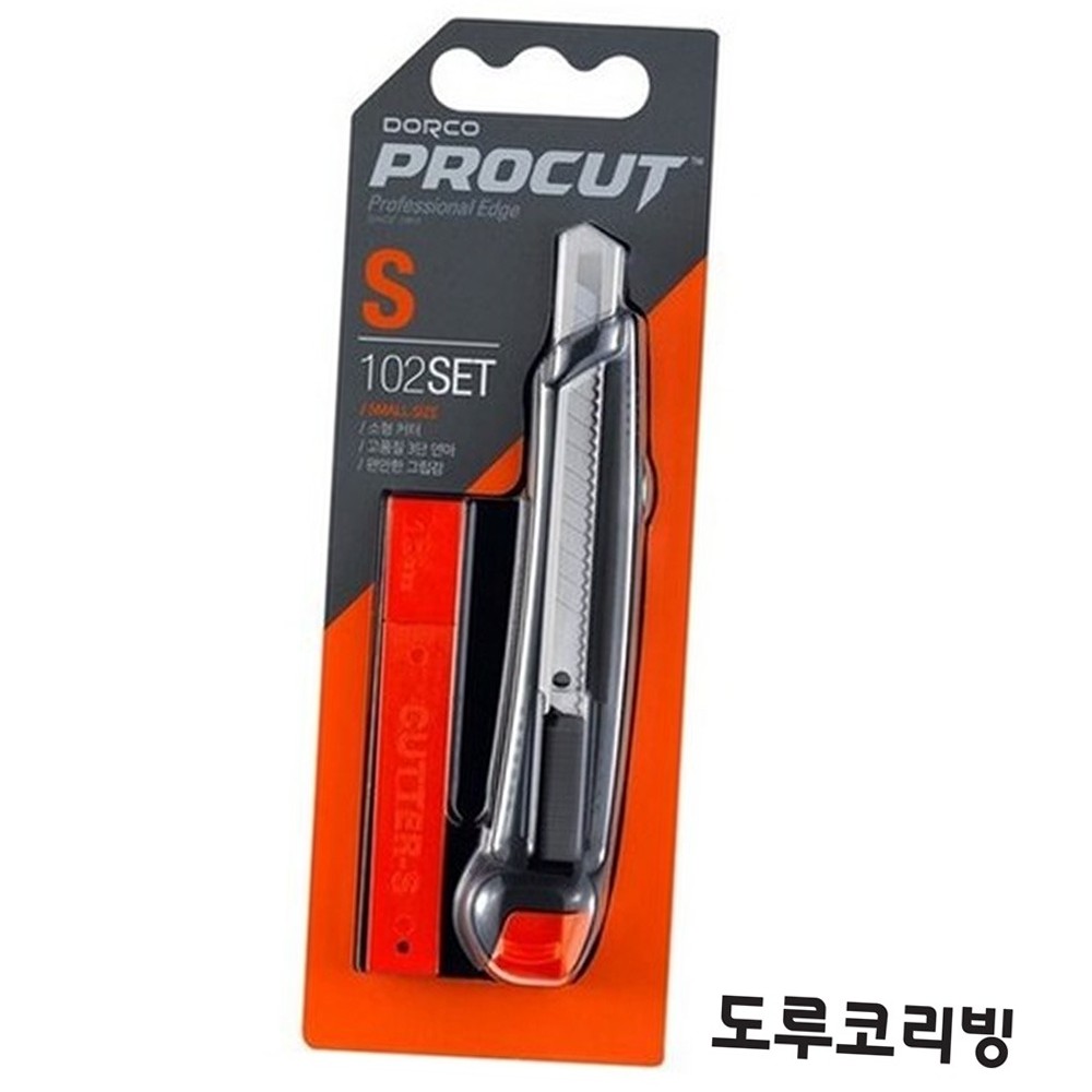 도루코S102사무용커터칼 스텐스틸학습용커터기 칼라코팅작업용정밀칼 - 상품 이미지
