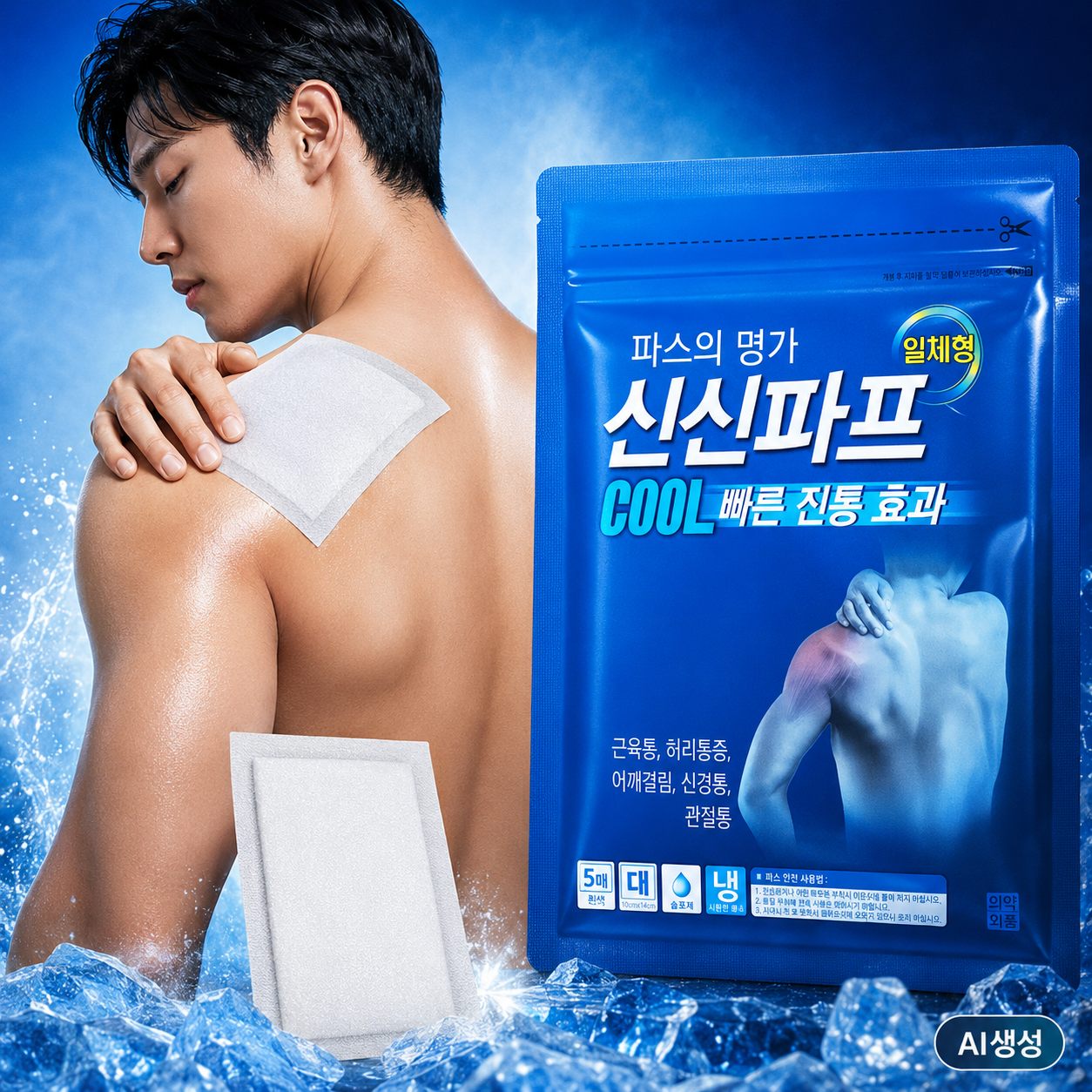 신신파스 쿨 신신파프 붙이는파스 - 상세 이미지 2