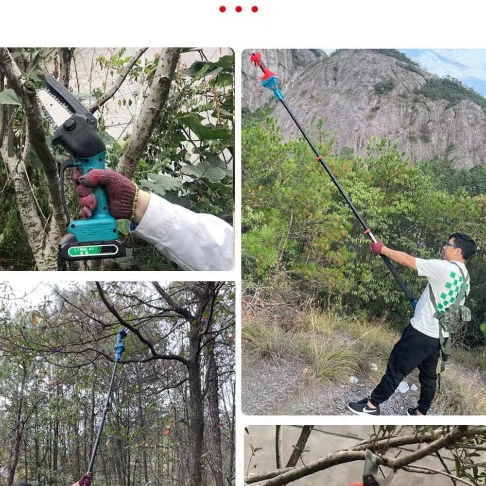 충전식 장대체인톱 신축식 전동고지톱 원예용 기본형 - 상세 이미지 3