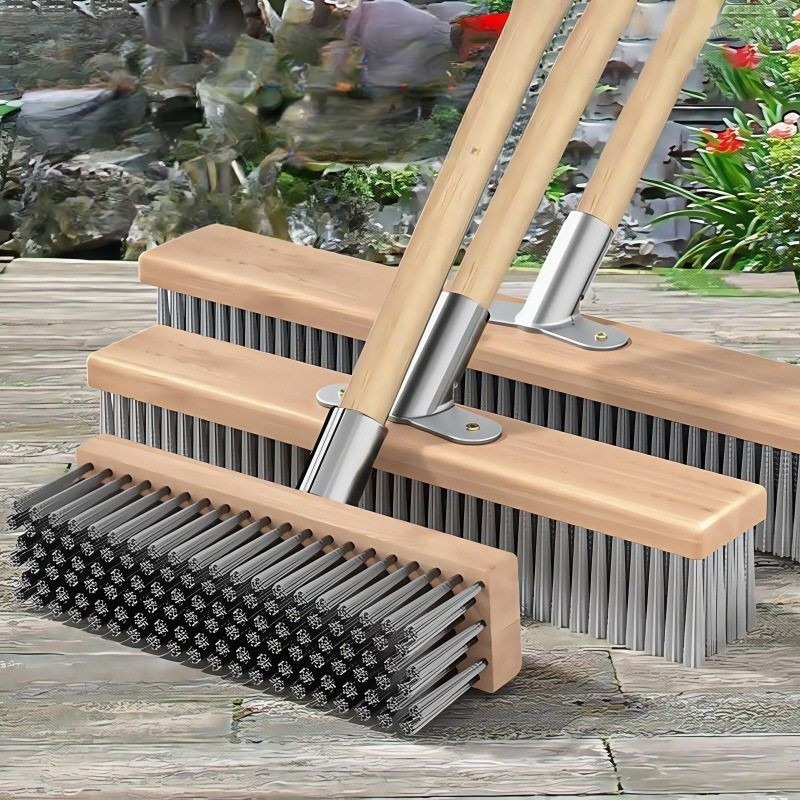 산업용 바닥 청소솔 스테인레스 계단 공장 녹제거 쇠솔 20cm 스테인리스 - 상세 이미지 2
