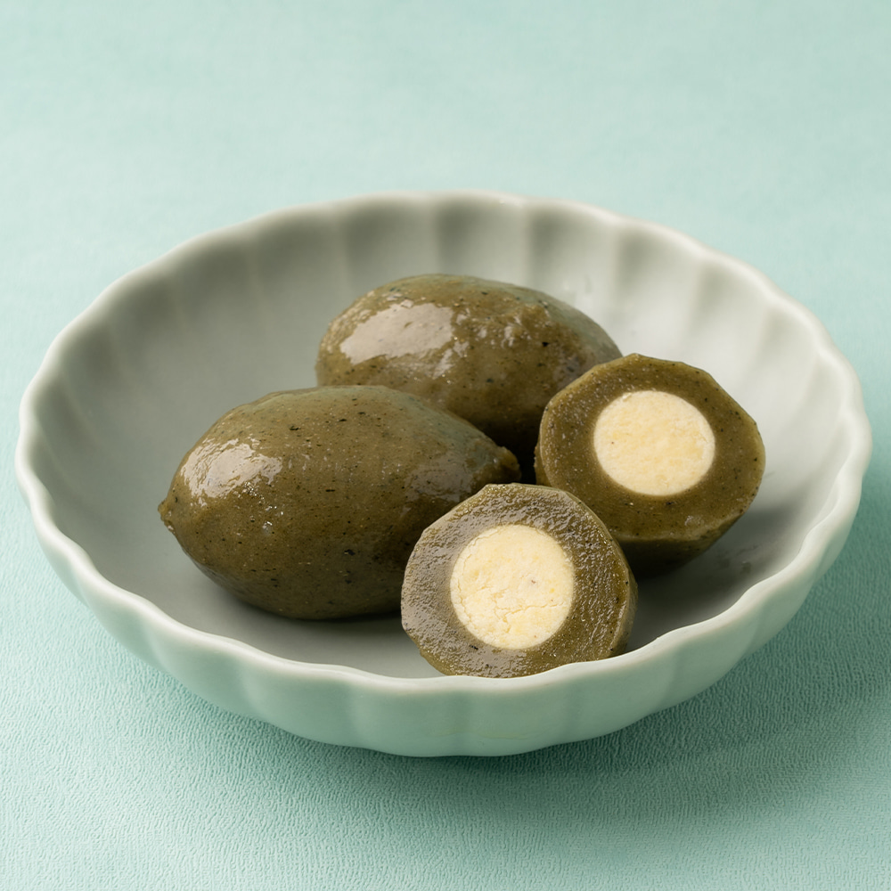 국내산 재료로 만든 진짜 모시잎 송편 떡 1kg, 5개 - 상세 이미지 4