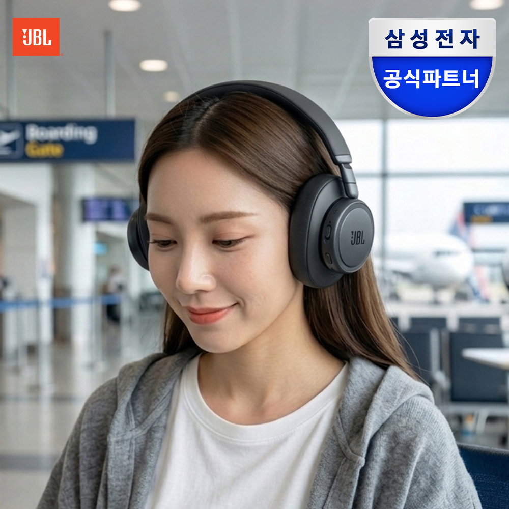 삼성공식파트너 JBL LIVE 780NC 블루투스 헤드셋 무선 헤드폰 블랙 - 상품 이미지