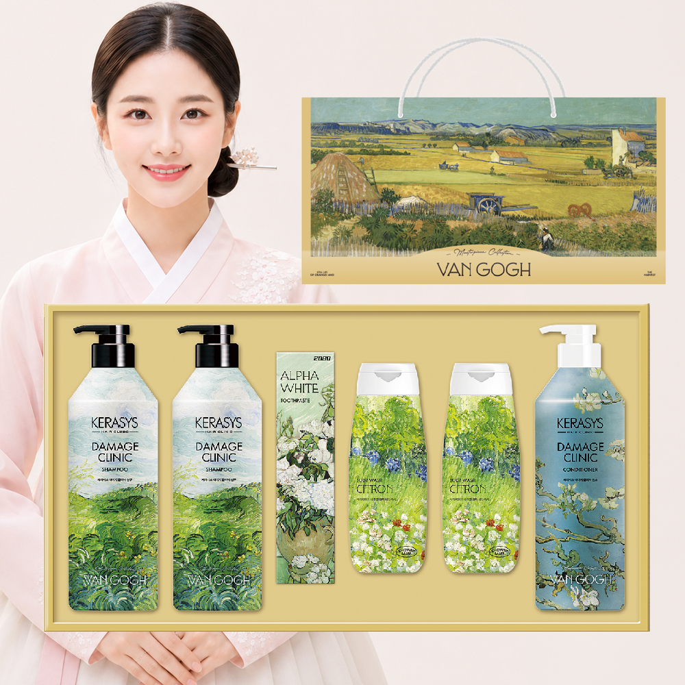 애경 선물세트 추석 명절 집들이 생활용품 생필품 샴푸 선물 세트 - 상품 이미지