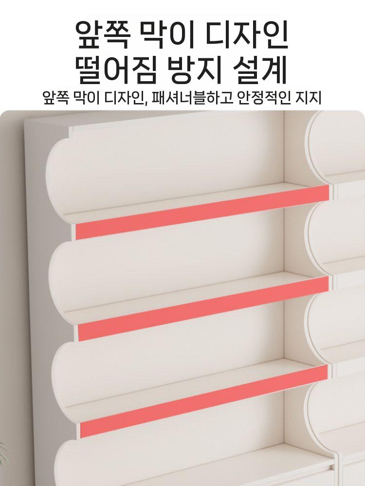 화장품 진열장 진열대 수납 선반 미용실 매장 디스플레이 80x30x190cm 이미지 7