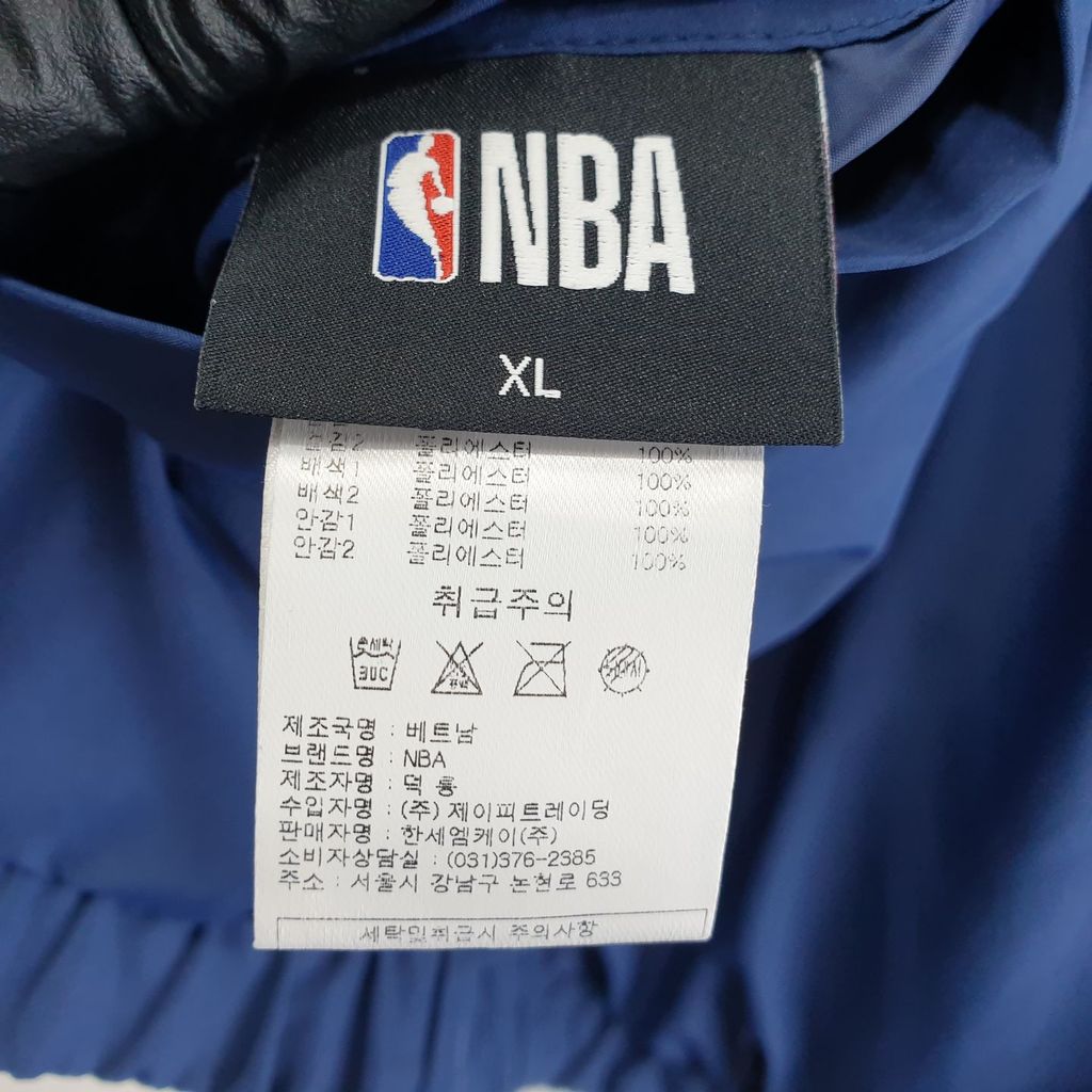 NBA 네이비 남자 XL 자켓 O2215 이미지 6