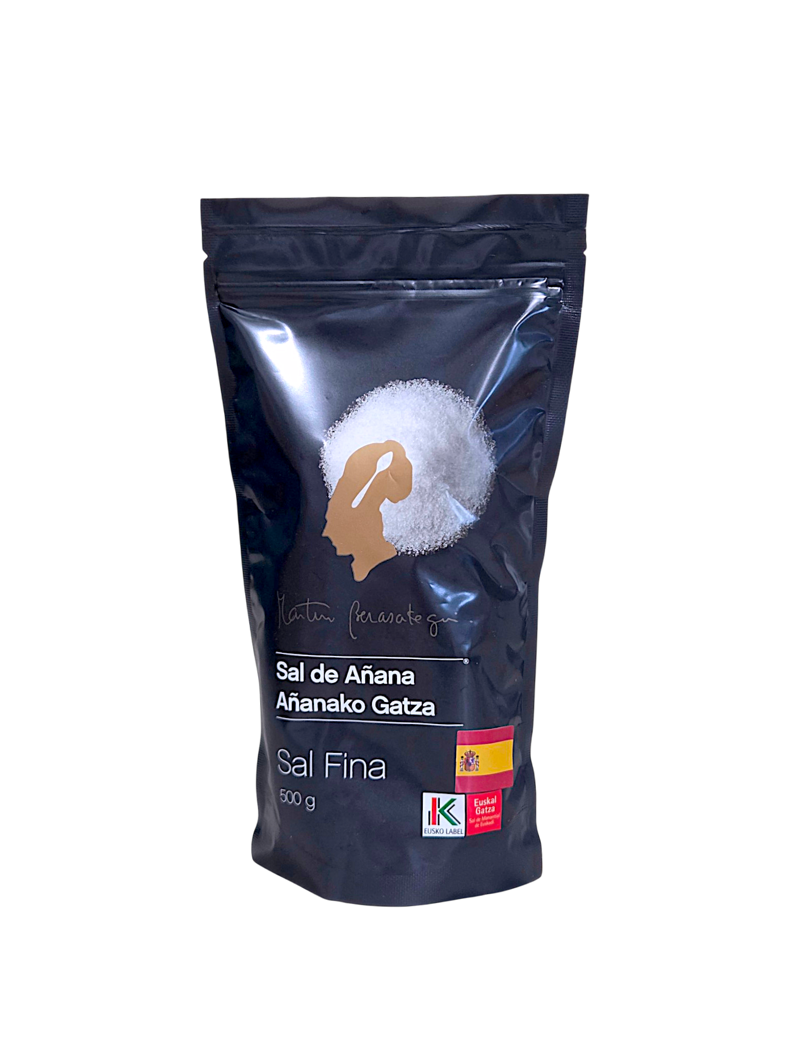 스페인 아냐나 살 피나 가는 소금 500G Añana salt 마틴 베라사테기 콜라보 - 상품 이미지