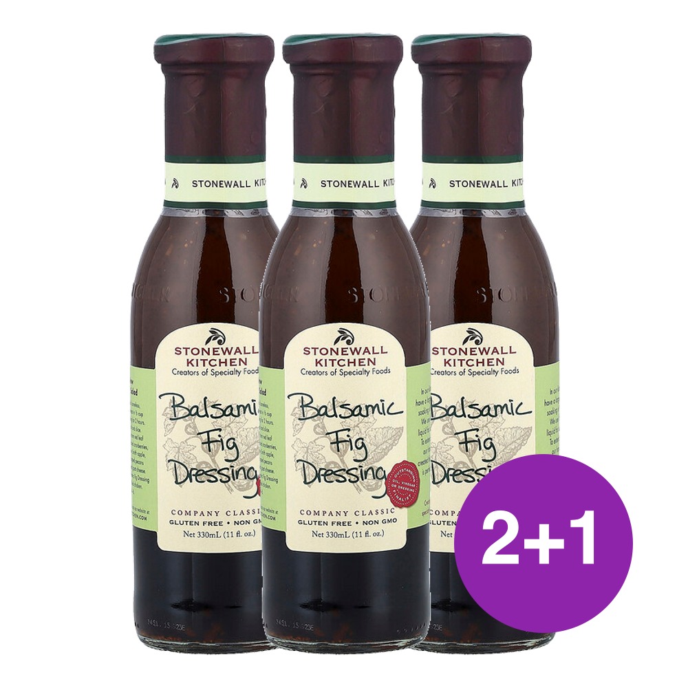 Stonewall Kitchen 발사믹 무화과 드레싱 330ml, 3개 - 상품 이미지
