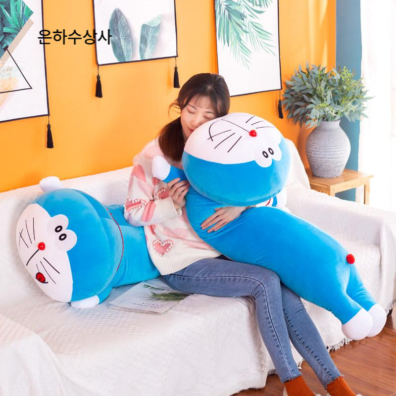 도라에몽 베개 쿠션 침실 거실 사무실 귀여운 긴 롱쿠션 바디필로우 스마일 40cm - 상세 이미지 4