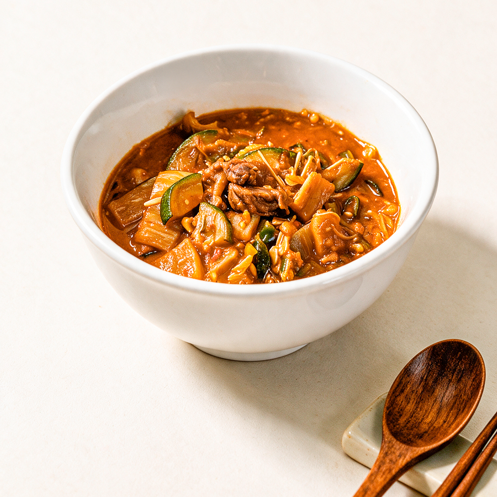 여수해적 한우 해물 빡 된장찌개 480g x 2팩 강된장 밀키트 - 상품 이미지
