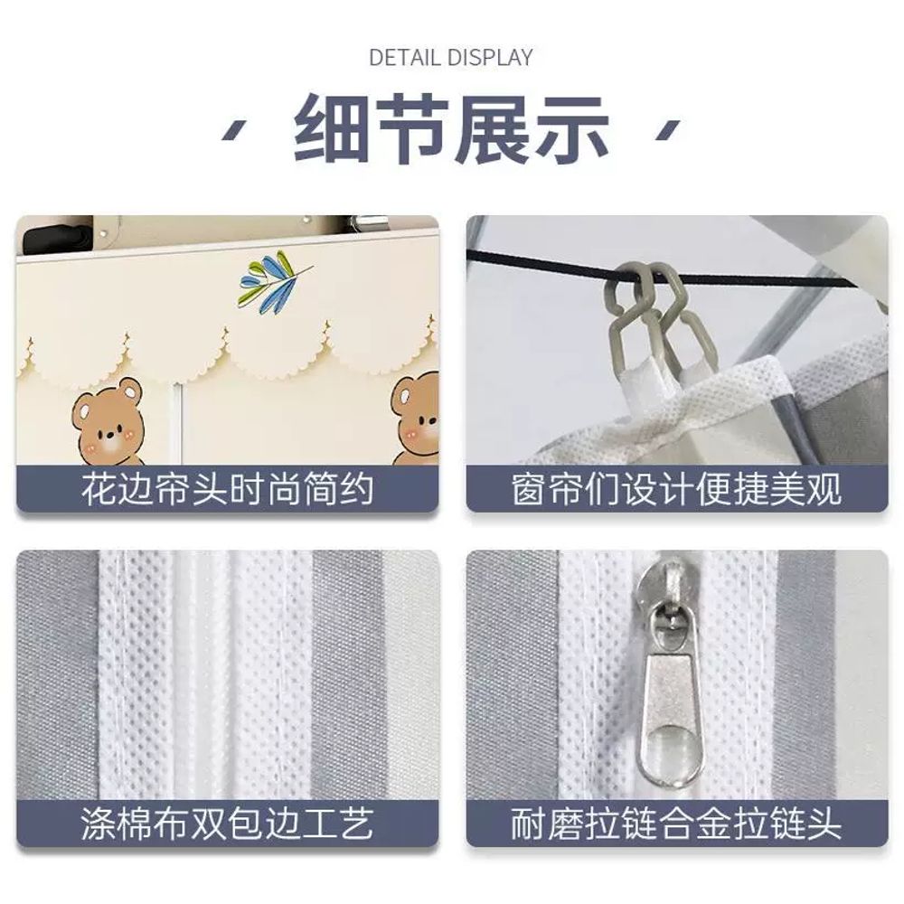 수납 부직포옷장 원단 조립식옷장 기본형 - 상세 이미지 3