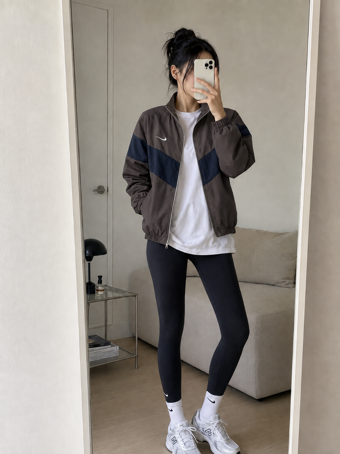 나이키 여자 바람막이 크링클 우븐 스톰핏 윈드러너 자켓 이미지 8