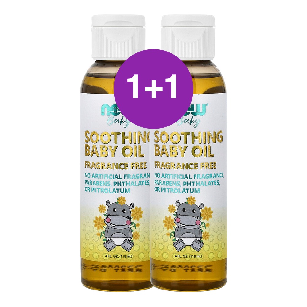 나우푸드 진정 베이비 오일 118ml, 2개