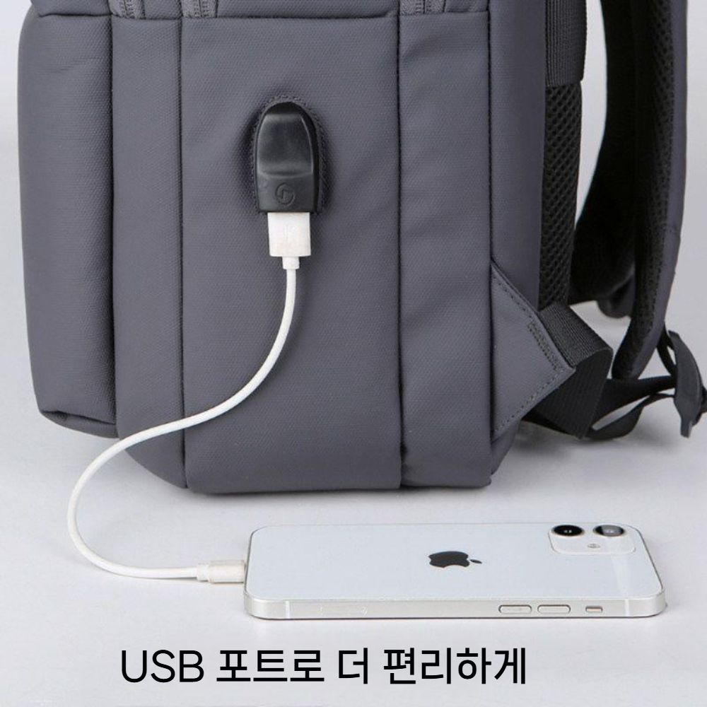 HP 하이퍼엑스 오멘 16 15 노트북 가방 대용량 수납 방수 USB 포트 백팩 - 상세 이미지 4