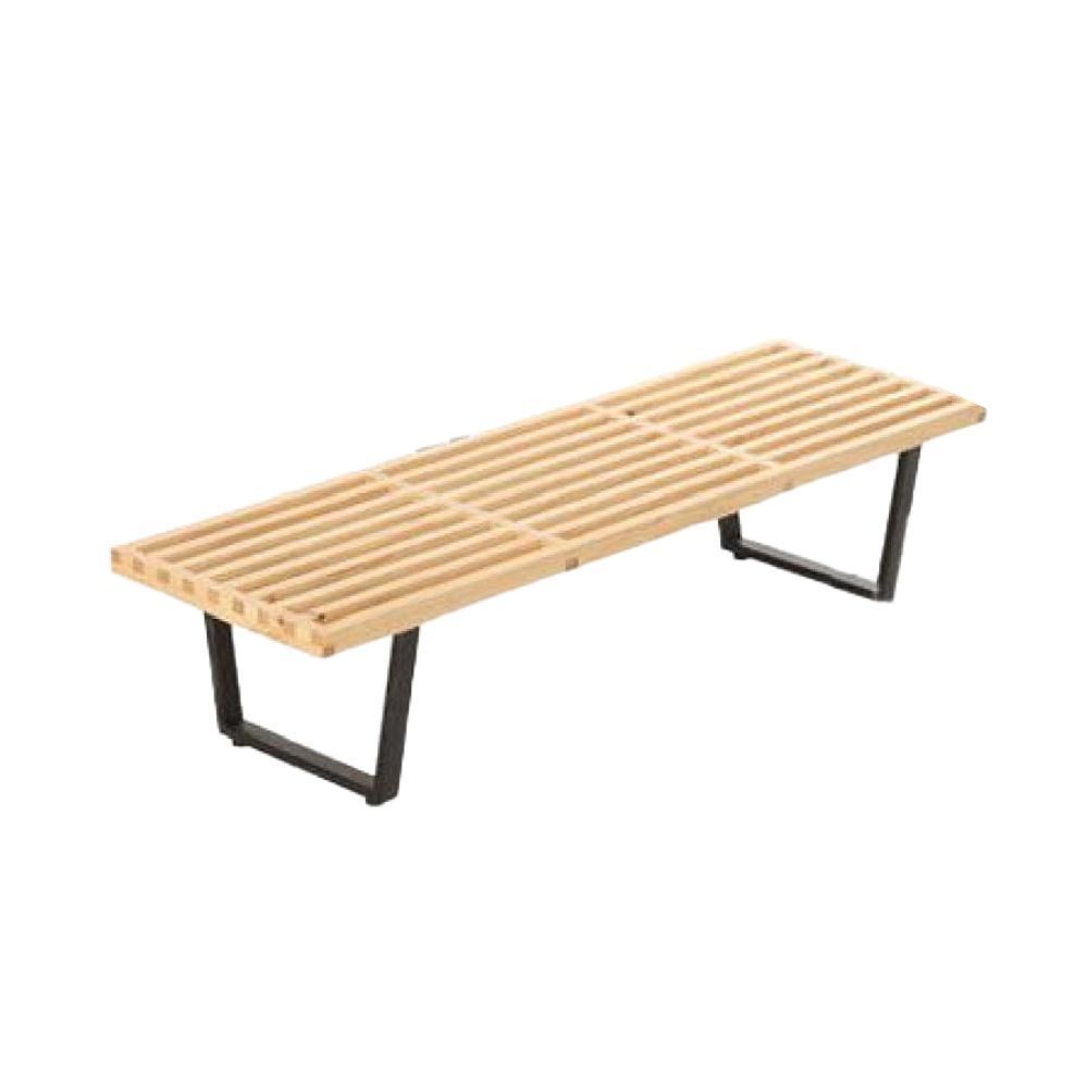 벤치 원목 평상 의자 목욕탕 사우나 탈의실 스툴 공원 152cm - 상품 이미지