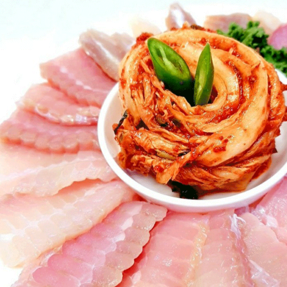삭힌 홍어 덜 안 삭힌 삼합 회 전라도 국산 홍어 맛집 숙성 약한숙성, 1kg, 1개 이미지 6