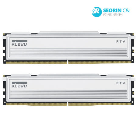 에센코어 에센코어 클레브 DDR5-6000 CL28 FIT V AMD 16GB, 화이트, 2개