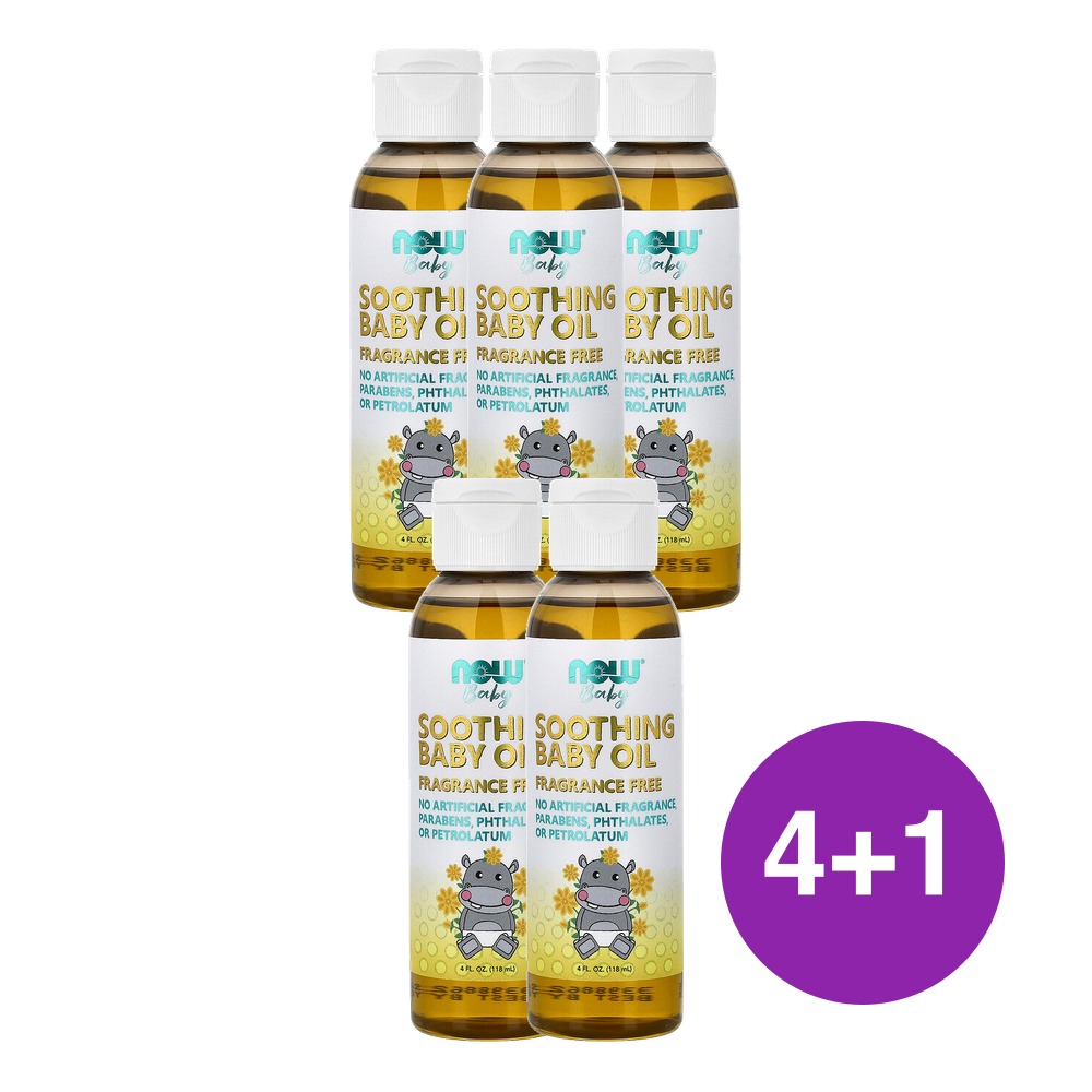 나우푸드 진정 베이비 오일 118ml, 5개